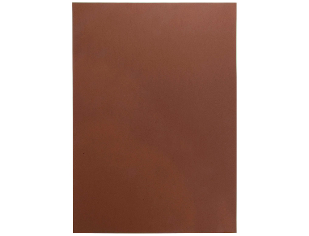 PLAQUE MOUSSE LIDERPAPEL 50X70CM 60G/M2 PAISSEUR 1.5MM UNICOLORE MARRON