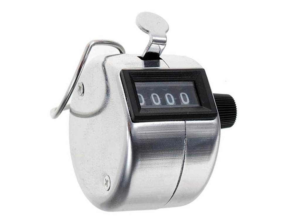 COMPTEUR Q-CONNECT MANUEL COMPTE 0  9999 LEVIER REMISE  ZRO 44X27.5X23MM 50G