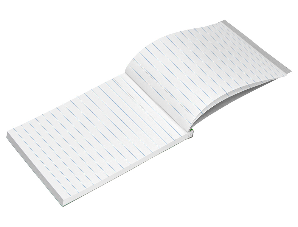 BLOC NOTES LIDERPAPEL PERFOR LIGN A7 105X74MM PAYSAGE COUVERTURE CARTON IMPRIM 250G/M2 80F 60G/M2