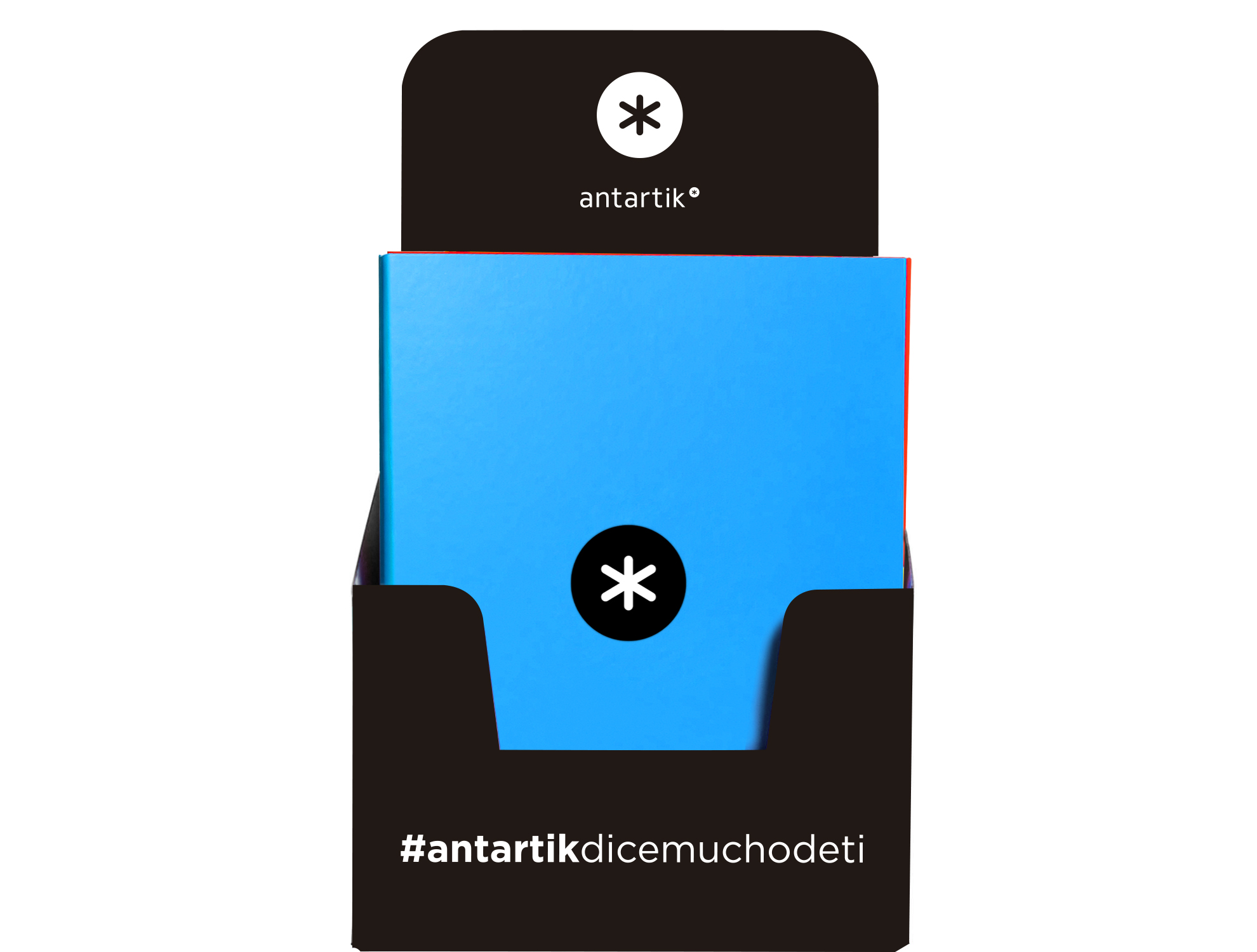 CLASSEUR ANTARTIK 4 ANNEAUX RONDS 25MM A4 CARTON REMBORDE COLORIS ASSORTIS
