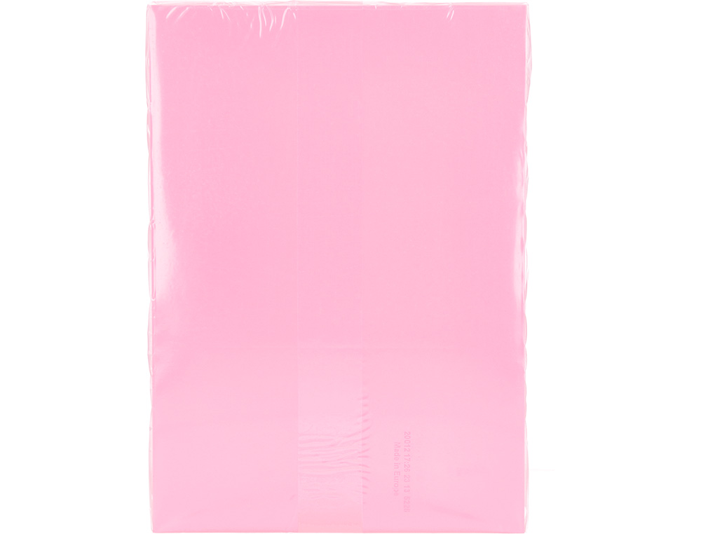 PAPIER COULEUR Q-CONNECT MULTIFONCTION A4 80G/M2 UNICOLORE ROSE RAMETTE 500 FEUILLES