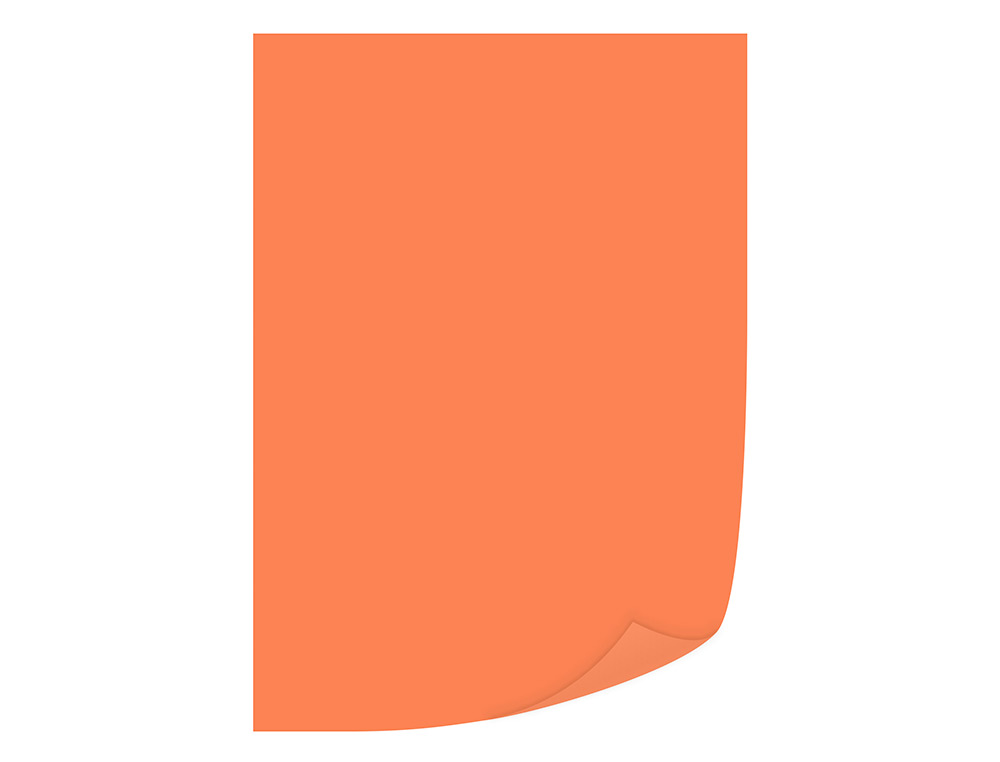 PAPIER COULEUR Q-CONNECT MULTIFONCTION A4 80G/M2 UNICOLORE ORANGE INTENSE RAMETTE 500 FEUILLES