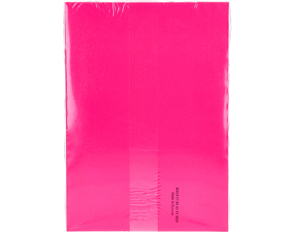 PAPIER COULEUR Q-CONNECT MULTIFONCTION A4 80G/M2 UNICOLORE ROSE INTENSE RAMETTE 500 FEUILLES
