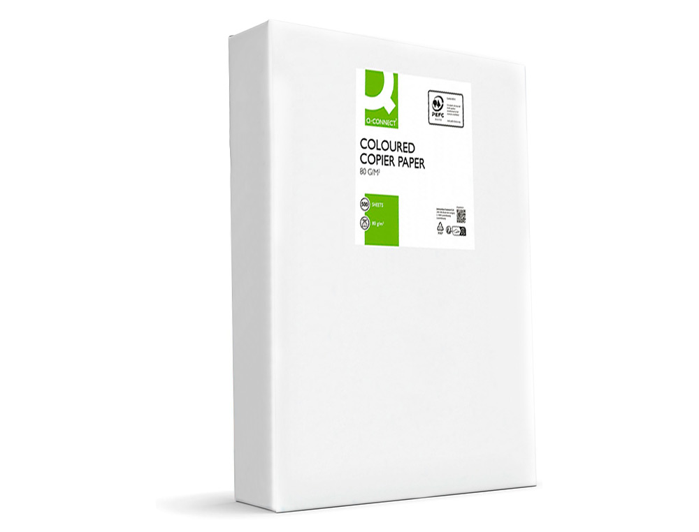 PAPIER COULEUR Q-CONNECT MULTIFONCTION A3 80G/M2 UNICOLORE ORANGE NON RAMETTE 500 FEUILLES