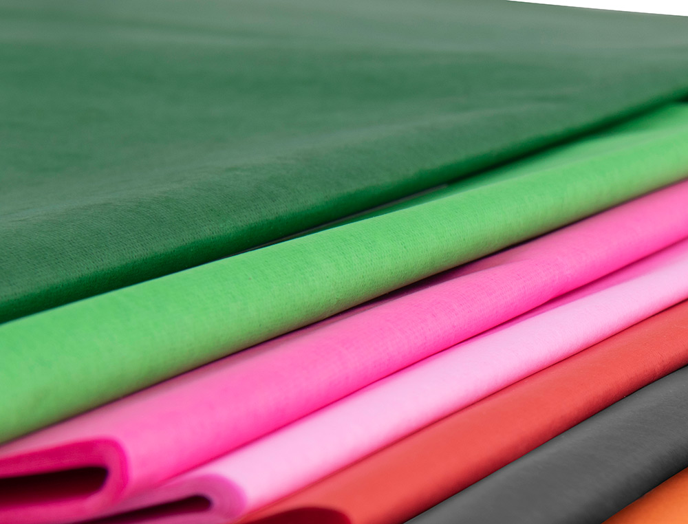 PAPIER DE SOIE LIDERPAPEL 52X76CM 18G/M2 UNICOLORE VERT FONCÉ SACHET 25F
