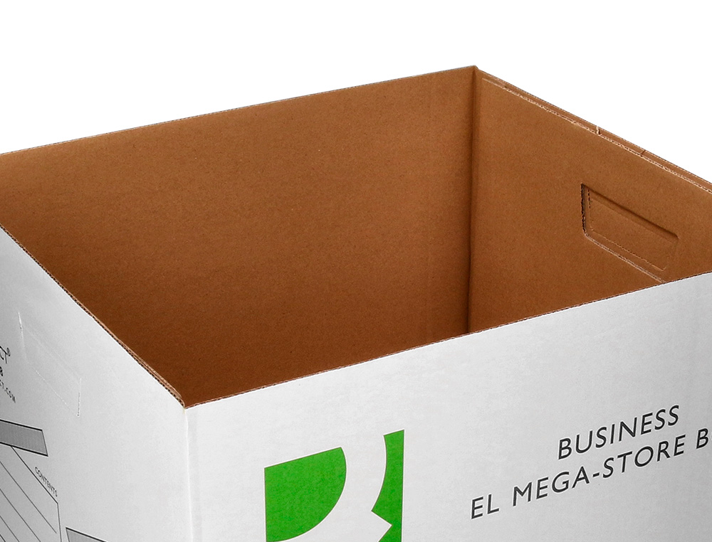 BOITE ARCHIVES QCONNECT CARTON POUR 3 BOITES FORMAT   A4+ MONTAGE AUTOMATIQUE DIM.  INTERIEUR 295X383X430MM