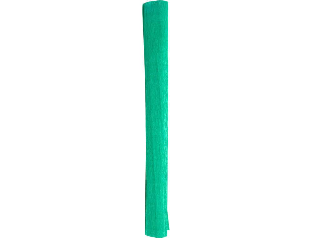 PAPIER CREPON LIDERPAPEL ROULEAU 50CMX2,5M 85GR        COLORIS VERT