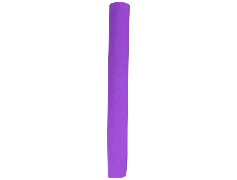 PAPIER CREPON LIDERPAPEL ROULEAU 50CMX2,5M 85GR        COLORIS VIOLET