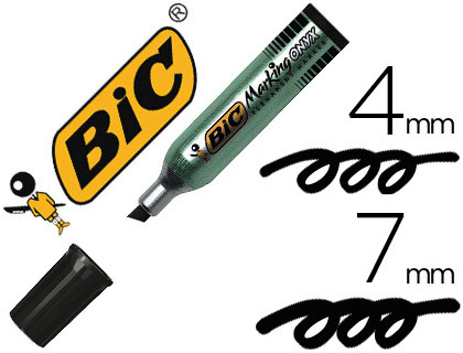 Pointe Ronde 12 Rouge BIC Marqueur Permanent Bic 8209153 Marquage 2000 Conf 