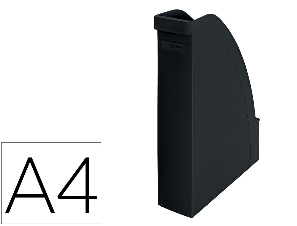 PORTE-REVUES LEITZ PLASTIQUE RECYCLE A4 COLORIS NOIR