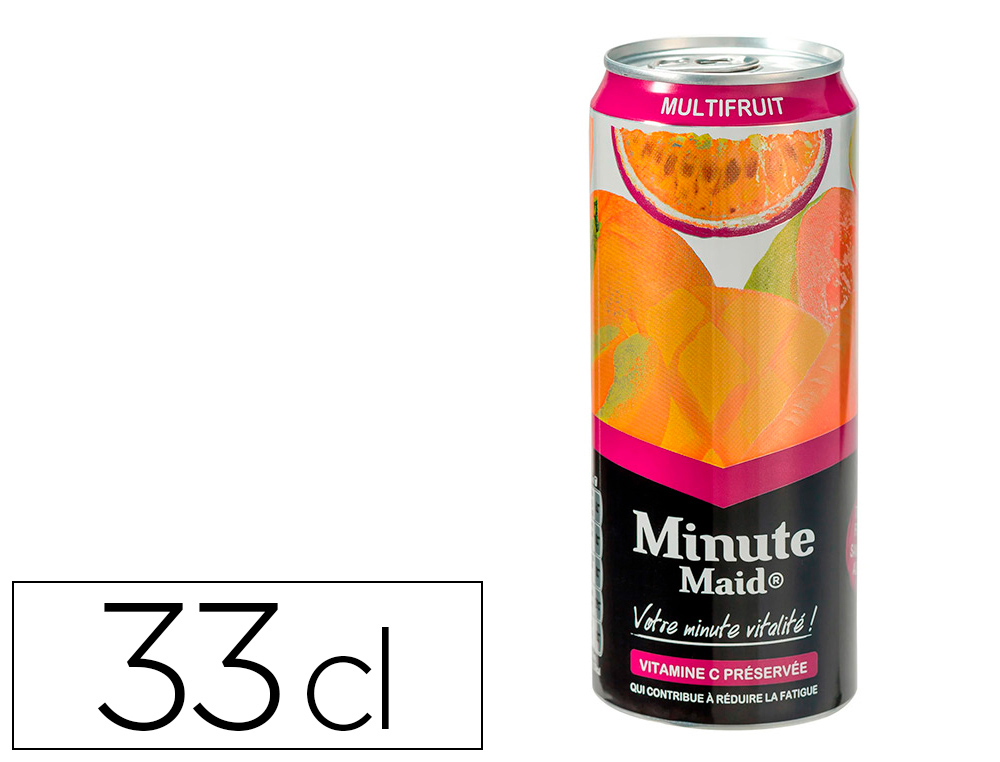 MINUTE MAID MULTIFRUIT SLIM CAN 33CL
