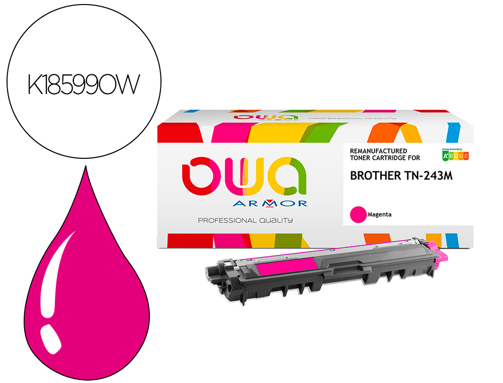 TONER Q-CONNECT COMPATIBLE BROTHER TN243M HL-L           3210/30/70 DCP-L 3510/50      MFC-L 3730/50/70 1000P