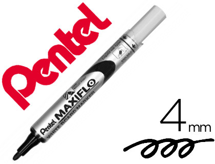 Marqueur peinture Pentel X100W - pointe conique large - blanc