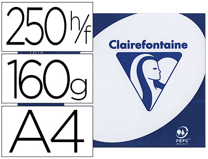 250 feuilles de papier blanc A5 120 gr/m² qualité DCP de Clairefontaine