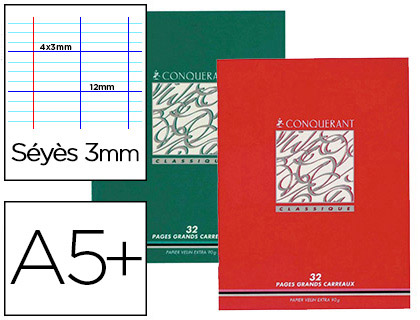 ELVE Cahier piqué Recettes - Dépenses, 220 x 170 mm