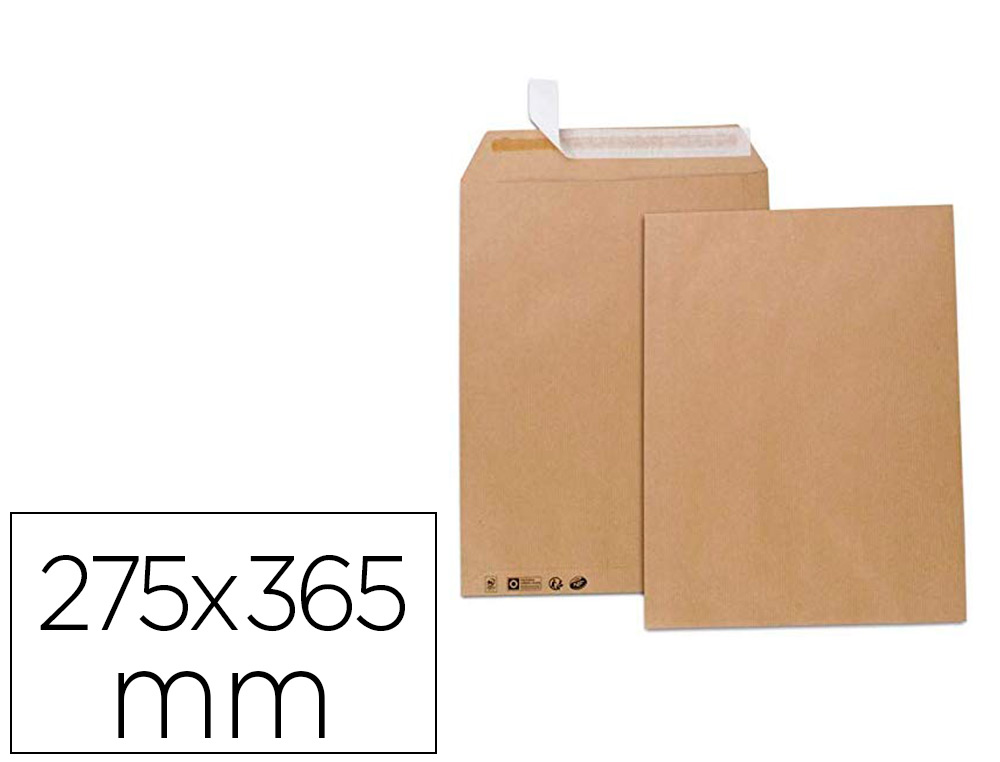 POCHETTE GPV KRAFT 120G 275X365MM BOTE 250 UNITS