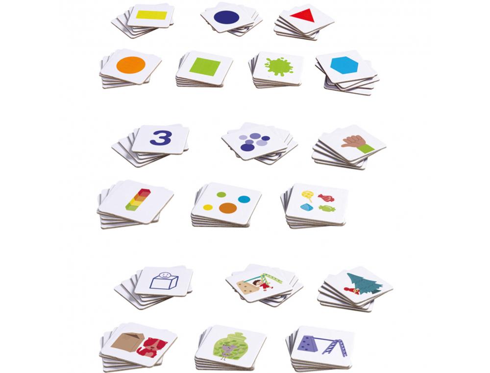 JETONS FORMES ET COULEURS NATHAN 35 JETONS MAGNETIQUES